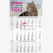 3-Monats-Kalender Katze