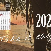 3-Monats-Kalender Palmen