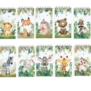 Notizblock Mini Tiermotive 5er Set