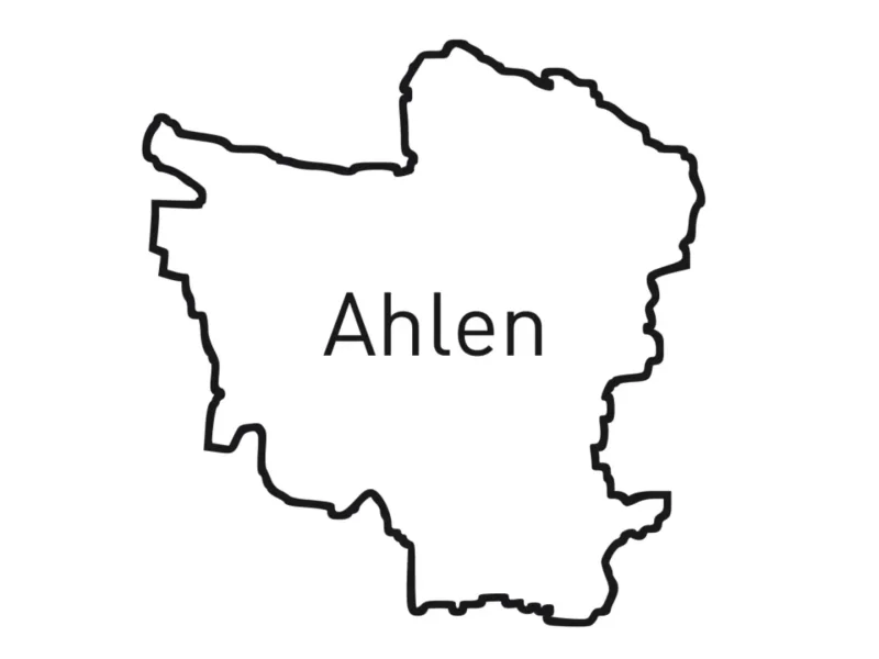 Aufkleber Sticker Ahlen
