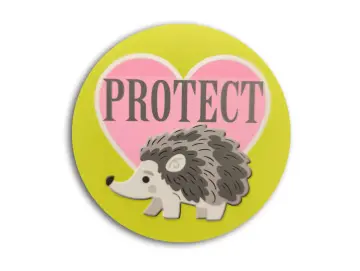Aufkleber Igel