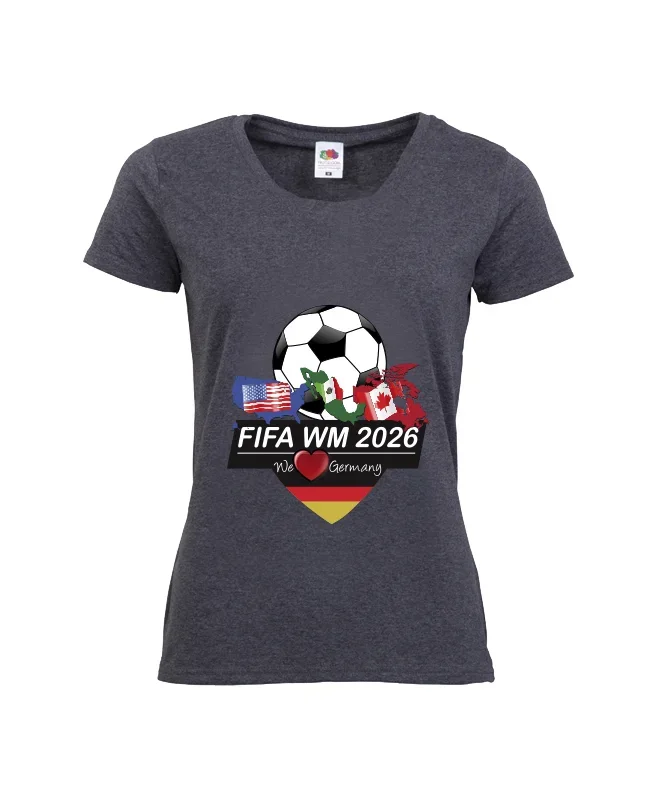 Deutschland Damen Fan-Shirt Fußball