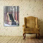 Plattendirektdruck Motiv Treppe