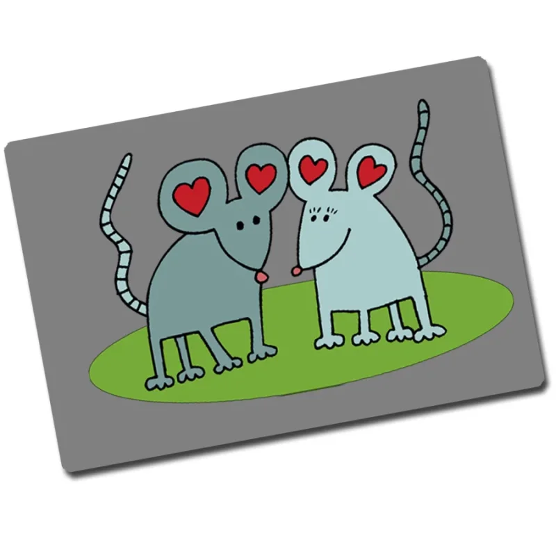 Fußmatte Mäuse 60 x 40 cm