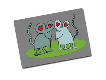 Fußmatte Mäuse 60 x 40 cm