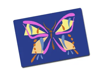 Fußmatte Schmetterling 60 x 40 cm