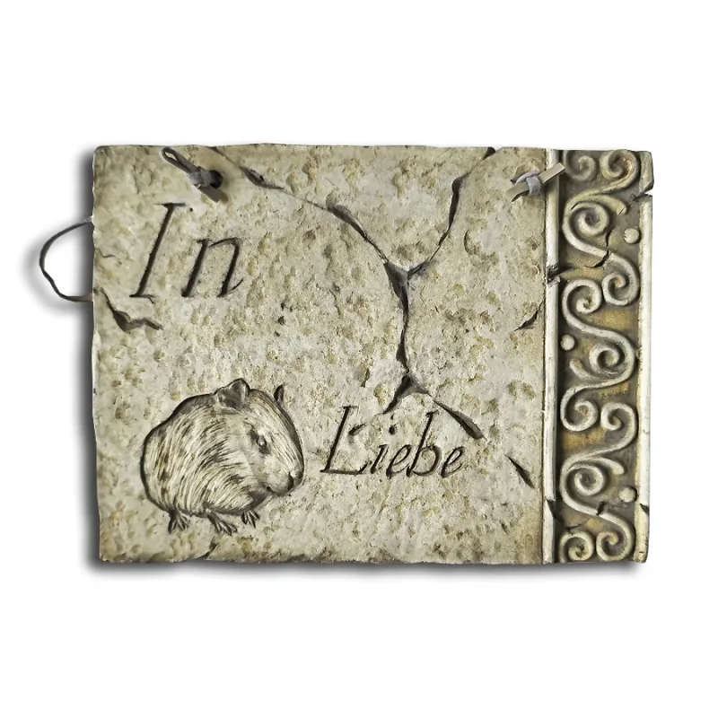 Gedenktafel Hamster Meerschweinchen