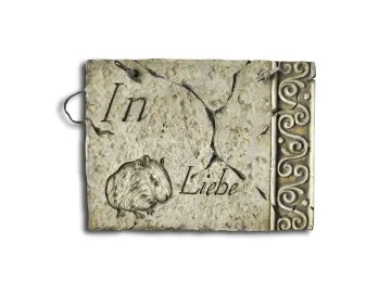 Gedenktafel Hamster Meerschweinchen