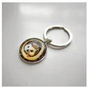 Metall Schlüsselanhänger Igel