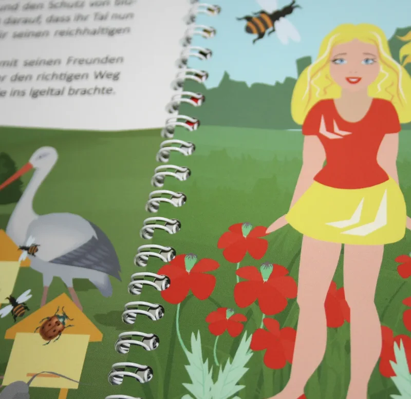Kinderbuch Spielbuch Igel Murmel
