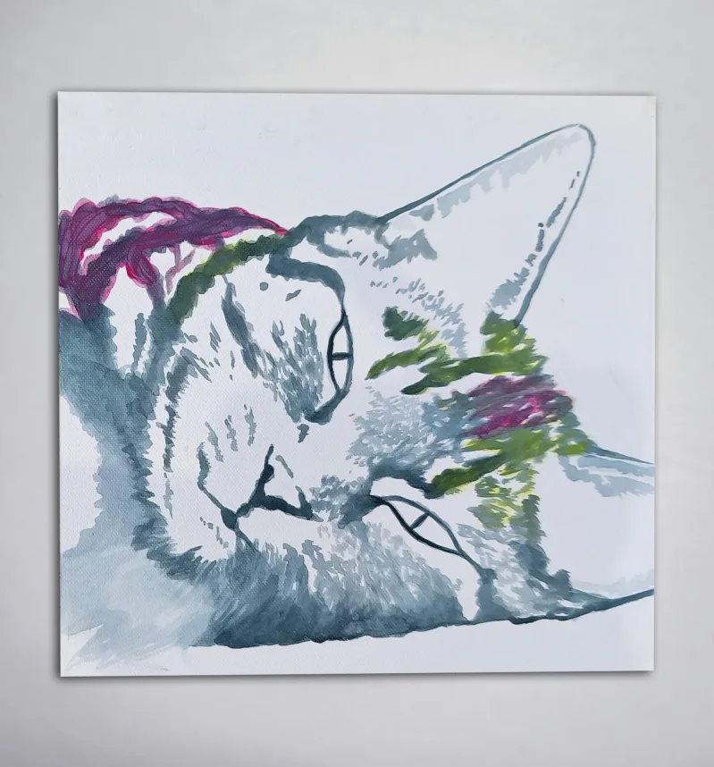 Leinwand Katze