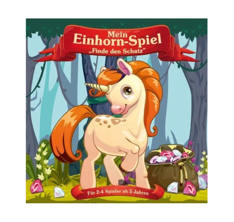 Einhorn-Spiel Schatzsuche