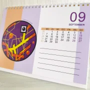 Tischkalender abstrakt