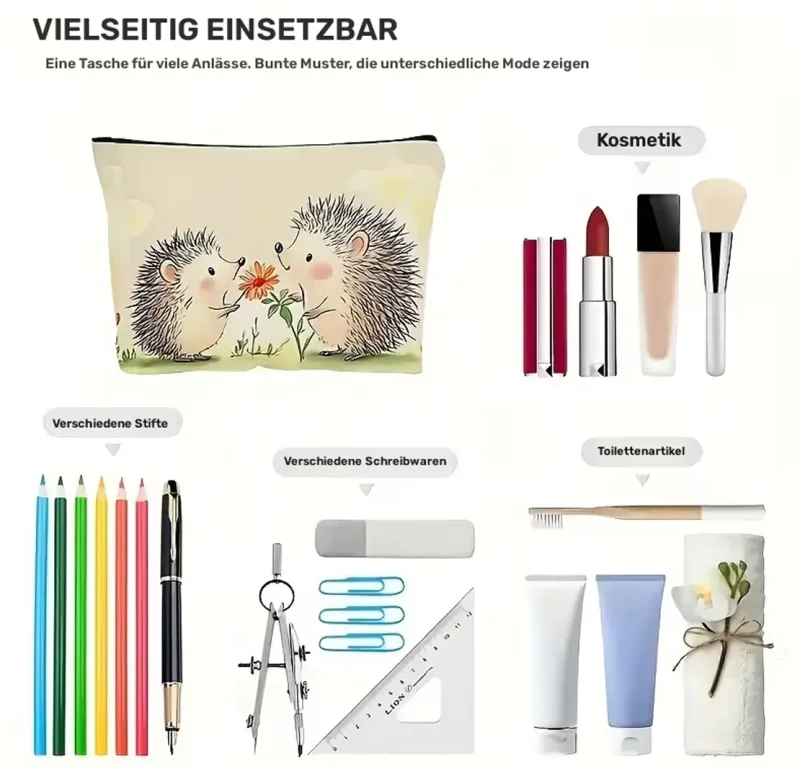Täschchen Organizer Igel