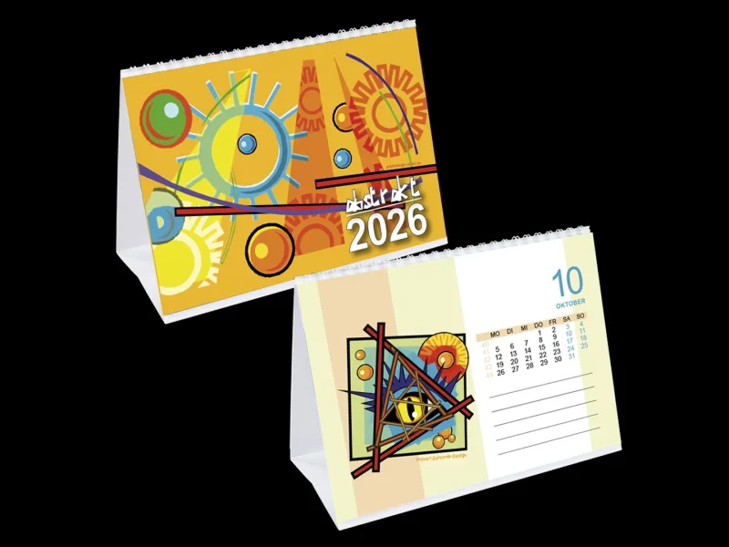 Tischkalender abstrakt