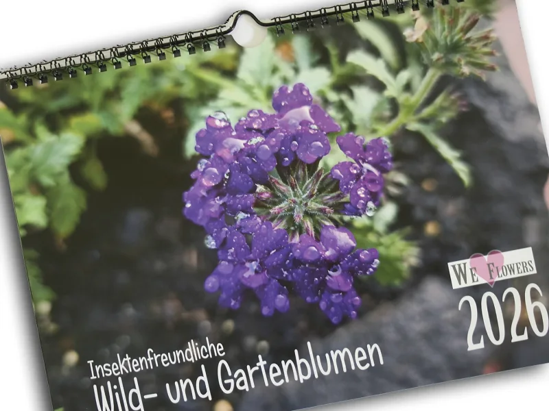 Wandkalender Blumen