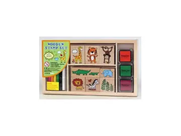 Holz Stempel Set Tiere
